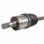 Привод передний левый для автомобилей Honda Civic (05-) 1.8i AT