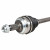 Привод передний левый для автомобилей Honda Civic (05-) 1.8i AT