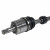Привод передний левый для автомобилей Hyundai Santa Fe CM (06-) 2.2D (197л.с.) MT 4WD