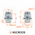 Гайка колесная M12x1,5x37, несъемная шайба, ключ 21, закрытая, хром для а/м Toyota/Lexus