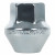 Гайка колесная M12x1,5x30,5, конус, ключ 19, закрытая, хром для а/м Ford/Volvo