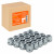 Гайка колесная M12x1,5x19,5, сфера R12, ключ 19, открытая, хром для а/м Honda