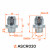 Гайка колесная M14x1,5x42, несъемная шайба, ключ 21, закрытая, хром для а/м Nissan/Infiniti