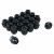 Гайка колесная M14x1,5x31, конус, ключ 21, открытая, черный электрофорез для а/м Ford