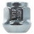 Гайка колесная M12x1,5x25, сфера R12, ключ 19, закрытая, хром, 1 шт для Honda