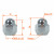 Гайка колесная M12x1,25x26, конус, ключ 19, закрытая, хром, 1 шт для Suzuki/Subaru