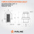 Гайка колесная M12x1,25x37, несъем шайба, ключ 21, закрытая, хром, 1 шт для Nissan/Infiniti