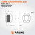 Гайка колесная M12x1,5x30, конус, ключ 21, закрытая, хром, 20 шт для а/м Hyundai/KIA/Toyota
