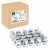 Гайка колесная M12x1,5x30,5, конус, ключ 19, закрытая, хром, 20 штук для а/м Ford/Volvo МП-серия
