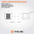Гайка колесная M12x1,25x16, конус, ключ 21, открытая, дакромет, 20 шт для а/м Nissan/Renault
