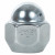Гайка колесная M12x1,5x25, конус, ключ 21, закрытая, хром, 20 шт для а/м Mazda/Hyundai/KIA
