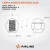 Гайка колесная M12x1,5x25, конус, ключ 21, закрытая, хром, 20 шт для а/м Mazda/Hyundai/KIA