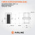 Гайка колесная M14x1,5x46, несъемная шайба, ключ 22, закрытая, хром, 20 шт для а/м Land Rover