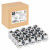 Гайка колесная M12x1,25x21, конус, ключ 17, открытая, хром, 20 штук для а/м Daewoo/Chevrolet МП-серия
