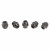 Гайка колесная M14x1,5x31, конус, ключ 21, открытая, черный электрофорез, 20 штук для а/м Ford МП-серия