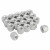 Гайка колесная M12x1,5x18, конус, ключ 21, открытая, дакромет, 20 штук для а/м Hyundai/Mitsubishi/KIA МП-серия
