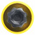 Секретки колесные (гайки) М12x1,5x33, конус, 2 ключа 19/21, хром, тип F, комплект из 4 штук + 2 головок для а/м Hyundai/KIA
