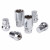 Секретки колесные (гайки) М12x1,25x32, конус, 2 ключа 19/21, хром, тип I, комплект из 4 штук + 2 головок для а/м Nissan/KIA