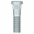 Шпилька колесная M12x1,5x27,5x47,5, d посадки 13, дакромет, 1 шт для Hyundai/KIA/Mitsubishi