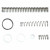 Комплект ремонтный для краскопультов LVMP PRO ATSG100, ATSG101