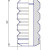 Буфер (отбойник) амортизатора для автомобиля Лада 2170-2172 Priora/2190-2192 Granta/Kalina II (1 шт.) (передний) PUR полиуретан