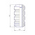 Ремонтный комплект амортизатора для автомобиля Лада 2170-2172 Priora/2190-2192 Granta/Kalina II (передний) (кожух 1 шт. + отбойник 1 шт.) PUR полиуретан