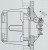Суппорт тормозной для автомобилей Peugeot 206 (00-)/207 (06-)/Citroen C2 (03-) передний левый d=54мм