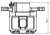 Суппорт тормозной для автомобилей Great Wall Hover H5 (11-) 2.0TD задний правый d=43мм
