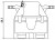 Суппорт тормозной для автомобилей Geely Atlas II (23-) передний левый d=60мм