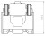 Суппорт тормозной для автомобилей Mercedes ML W163 (97-) передний правый d=60мм
