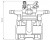 Суппорт тормозной для автомобилей Land Rover Discovery III (04-)/IV (09-)/Range Rover Sport I (05-) задний правый d=45мм