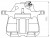 Суппорт тормозной для автомобилей VW Golf III (91-) / IV (97-) / Vento (92-) передний правый d=54мм