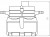 Суппорт тормозной для автомобилей Land Rover Discovery III (04-) / IV (09-) / Range Rover III (02-) передний правый d=48мм