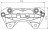 Суппорт тормозной для автомобилей Toyota Land Cruiser Prado 90 (96-) передний правый d=45мм