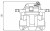 Суппорт тормозной для автомобилей Mercedes 190 W201 (82-) (тормозная система Girling) передний левый d=54мм