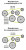 Ролик привод. ремня для автомобилей Toyota Corolla E120 (00-)/Avensis T250 (03-) 1.4i/1.6i/1.8i [4ZZ; 3ZZ; 1ZZ] (с натяжным механизмом) (CM 1906)