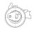 Ролик ГРМ натяжной для автомобилей Opel Astra F (91-) 1.6i/1.8i/2.0i