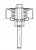 Ролик приводного ремня для автомобилей Cadillac SRX (09-)/Chevrolet Captiva (06-) 3.0i/3.2i/3.6i опорный