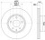 Диски тормозные для автомобилей Mazda CX-5 (12-) / (17-) / 6 (12-) передний d=297 окрашенный