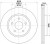 Диски тормозные для автомобилей Jeep Grand Cherokee (05-) / Comander (06-) передний d=328 окрашенный
