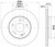 Диски тормозные для автомобилей Mercedes E (W124) (84-)/190 (W201) (82-) передний d=284