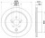 Диски тормозные для автомобилей Subaru Outback (09-) / Legacy (09-) / BRZ (11-) задний d=290