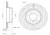 Диски тормозные для автомобилей BMW 3 (F30) (11-) / 4 (F32) (13-) / 1 (F20) (11-) задний d=300 PRO (перфорированный / окрашенный)