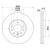 Диски тормозные для автомобилей Opel Vectra B (95-) / SAAB 9-3 (98-) / 9-5 (01-) R15 передний d=288