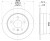 Диски тормозные для автомобилей Mercedes-Benz A (W169) / B (W245) (04-) / Nissan Navara (97-) задний d=258