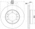 Диски тормозные для автомобилей Toyota Fortuner (04-) / Hilux (97-) передний d=319 окрашенный