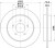 Диски тормозные для автомобилей Mazda Tribute (04-) / Ford Maverick (04-) передний d=302 окрашенный