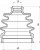 Пыльник ШРУСа наружного для автомобилей Chevrolet Spark M300 UZ (11-) AT