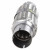 Переходник 50/50 L=350 с виброкомпенсатором и хомутом 55х250 (нержавеющая сталь)