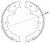 Колодки тормозные барабанные стояночного тормоза для автомобилей Mazda MPV (88-)/(99-) 190x32мм